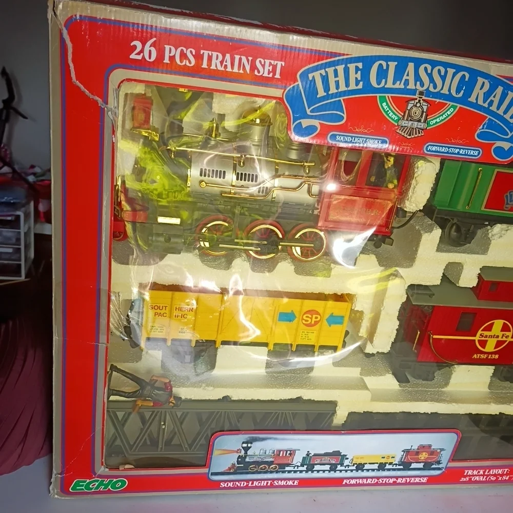 The Classic Kids Train Set - Red, Yellow, Green